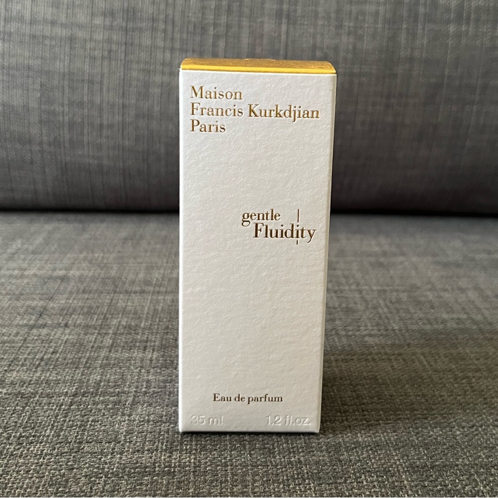 EMPTY BOX (1.2 fl.oz.)- gentle Fluidity perfume- Maison Francis Kurkdjian Paris